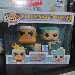 Funko Pop! Jorgen Von Strangle & Tooth Fairy Figures - Green and Blue